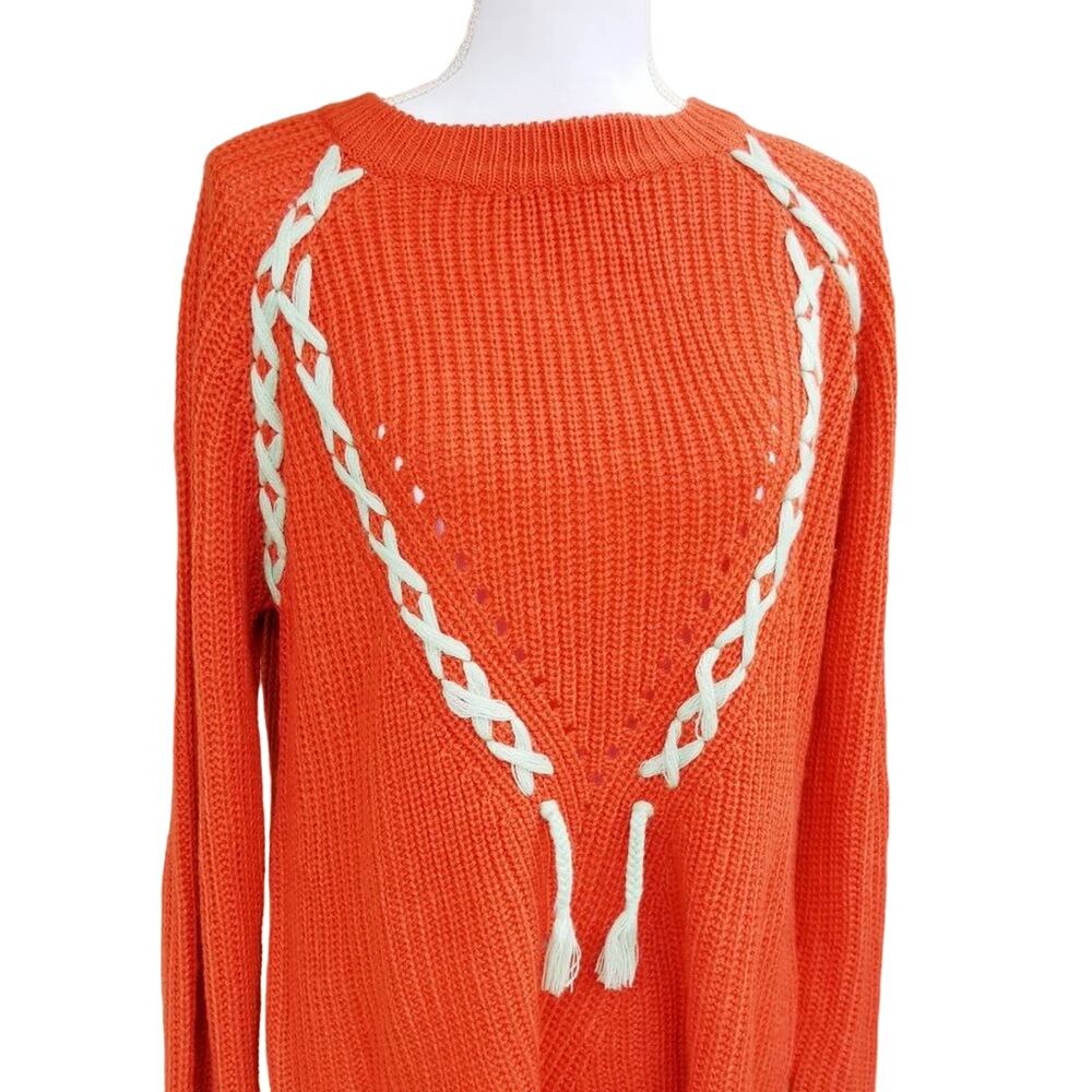 Hayden Los Angeles Orange Sweater - Picture 2 of 6